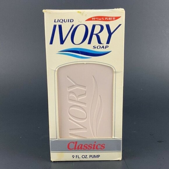 Ivory Liquid Soap 9 oz Pink Pump Dispenser in Original Box Vtg 1989 - Picture 1 of 6